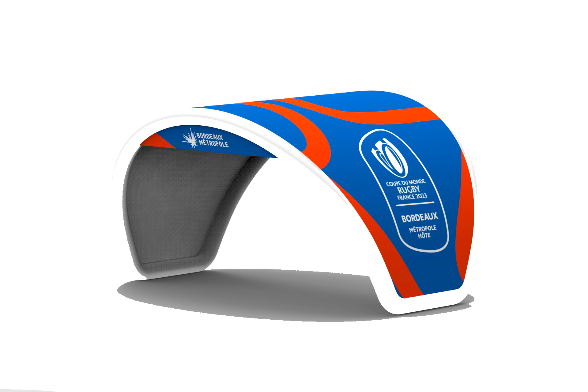 Carpa Wheelskeep personalizada Copa del Mundo de Rugby